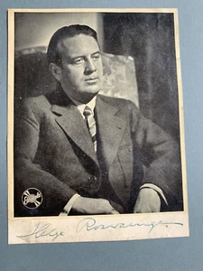 HELGE ROSWAENGE (†1972) Oper signed Autogrammkarte 11x15 Autogramm - Picture 1 of 2