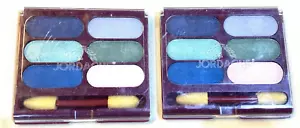 Set of 2 Jordache Color Eyeshadow Palettes in Sea Tone Shades Free Ship 287 - Picture 1 of 2