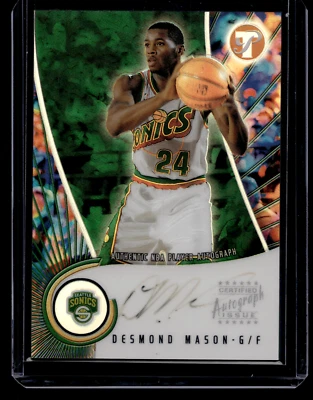 Desmond Mason Autograph Topps Pristine 2001-02 Seattle Supersonics AUTO A-DM - Image 1 of 2
