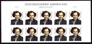 Scott #3432B 78¢ Mary Lasker Title Plate Block of 10 Stamps - MNH Top - Picture 1 of 1