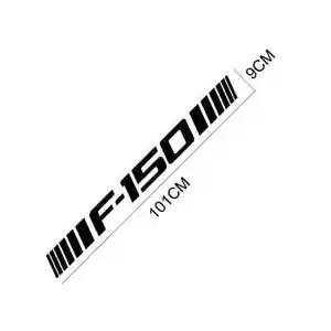Ford F-150 Pickup Front Windshield Decal Graphics in GLOSSY BLACK - Picture 1 of 4