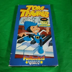Tom Thumb VHS Plus 3 More Color Cartoons FunTimekid Video TESTED UAV Home Video - Picture 1 of 9