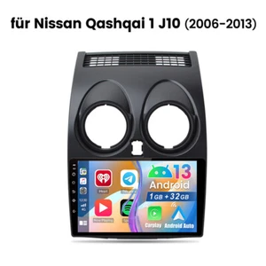 Für Nissan Qashqai J10 2007-2016 GPS Navi Autoradio Android 13.0 Carplay FM RDS - Bild 1 von 12
