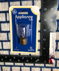 7¢*shipUSA GE T7 fits SINGER sewing machine 15w light bulb 15T7 appliance 15T7DC - Picture 1 of 7