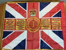 The Royal Norfolk Regiment 1st battalion Queen's colours flag.