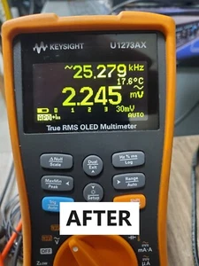 READ! - OLED display replacement PROCEDURE for Keysight Agilent U1273A U1273AX - Picture 1 of 2