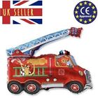 Balloon Foil Fire Engine Truck 78cm CE Approved XL Birthday Hanging Helium
