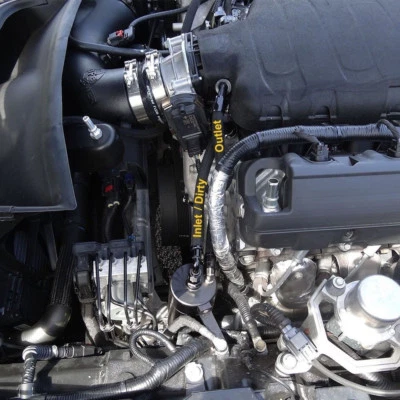 Lata de captura de billetes UPR con mangueras trenzadas se adapta a Corvette 14-19 C7 no Z51 Foto 1 de 4