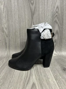 Women’s Dune London Olla Black Heeled Ankle Boots Size UK 5 Brand New - Picture 1 of 5