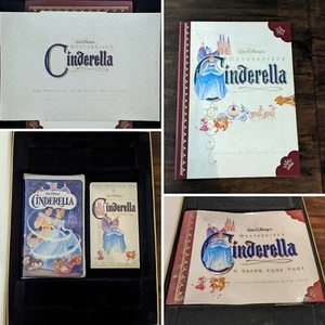 Walt Disney Cinderella Masterpiece Collection VHS Video Box Set Disneyana RAR - Bild 1 von 12