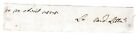 Cardinal Lorenzo Litta - original 1818 signature cut from letter or document