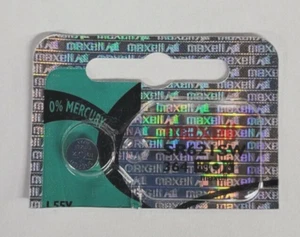 364 Maxell (1 Piece) SR621 SR621SW SR60 164 SG1 Silver Oxide Battery EXP 2022 - Picture 1 of 2