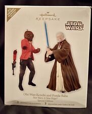 Star Wars Hallmark Ornament Obi Wan Kenobi Ponda Baba 2012 Celebration Exclusive