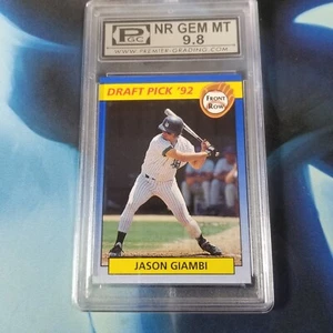1992 primera fila Jason Giambi selección de draft 92 novato #40 PGC 9,8 sin precio base como nuevo - Imagen 1 de 2