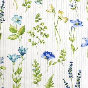 Covington GIARDINI Floral BLUEBELL Home Decor Drapery Pillow Sewing Fabric BTY - Picture 1 of 8