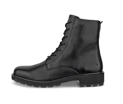 Women's ECCO Metropole Vienna Lace Boots Black 231303 01001 - Image 1 of 4