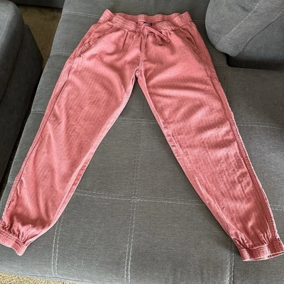 Pantalones de chándal Patagonia para mujer XS rosa algodón orgánico felpa francesa cordón Foto 1 de 4