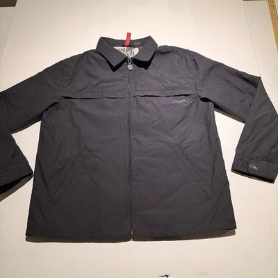 Куртка на молнии Quiksilver Boys XL 20 черная для серфинга коньков тренерская куртка граффити искусство - Изображение 1 из 4