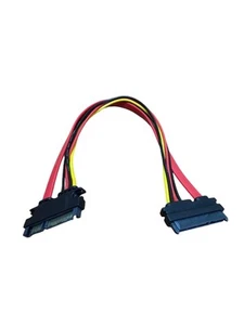 Cable Adaptador Sata A Hdd 22 Pines Macho A hembra - Imagen 1 de 8
