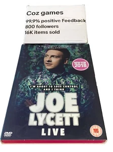 Joe Lycett Live I'm About to Lose Control and I Think (DVD, 2018) Region Free - Picture 1 of 5