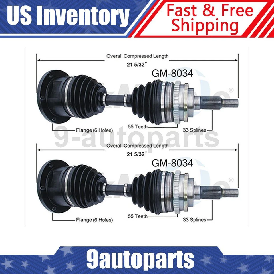 Para 1992 1993 1994 Chevrolet K2500 Suburban eixo dianteiro CV junta CV - Imagem 1 de 2