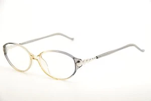 Authentic Dior CD 3029 53E Vintage 52mm Clear Aqua Silver Frames Glasses Austria - Picture 1 of 7