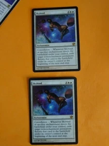 Skybind x2 rare Enchantment JOURNEY INTO NYX . Magic The Gathering Card. - Picture 1 of 5