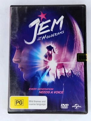 Jem And The Holograms - DVD Region 2 4 5 PAL - Aubrey Peeples - Image 1 of 2