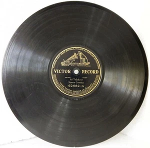 THE TALKING MACHINE 1907 Victor 62682 CANCIONES CÓMICAS ITALIANAS 78 RPM DISCO - Imagen 1 de 2