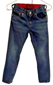 Levis 511 Jeans Dark Blue 25W 26L Boys 10 Regular - Picture 1 of 15