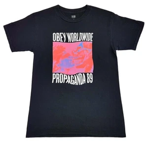 Obey Death Kiss Tee Black Size Small Mens T Shirt Propaganda 89 - Picture 1 of 11