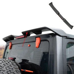 Para Jeep Wrangler JL 2018-2023 SUV ABS alerón de techo trasero negro con luz - Imagen 1 de 4