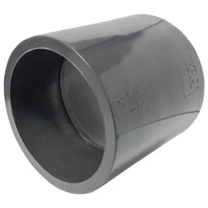 Sch 80 PVC 3 Inch Straight Coupling Socket Connect - Picture 1 of 5