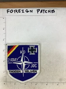 2 ATAF JOC TONGEREN BELGIEN FOREIGN PATCH - Picture 1 of 2