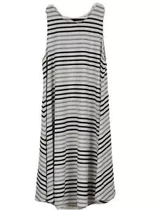 Decjuba Tank Dress Striped Womens Size M Casual Sleeveless - Picture 1 of 8