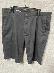 Mens Volcom Flat Chino Shorts Corpo Class Casual Gray Size 36 - Picture 1 of 5