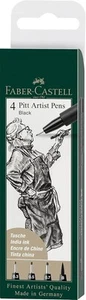 Faber-Castell Pitt Artist Color Pen Set - ( Pack of 4 ) S, F, M, B - Picture 1 of 5