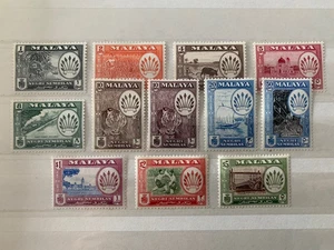 NEGRI SEMBILAN MALAYA 1957 DEFINITIVE 12v TO $5 MH MINT SG68/79 cv £55 - Picture 1 of 1