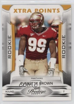 2009 Playoff Prestige Xtra Points Gold /250 Everette Brown #137 Rookie RC - Image 1 of 2