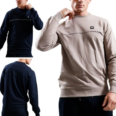 Weekend Offender CORDOBA Mens Sweatshirt Pullover Crew Neck Casual Cotton Jumper - Image 1 of 4