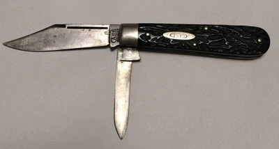 Estuche vintage probado 1920-1940 negro áspero  Foto 1 de 4