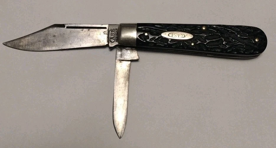 Estuche vintage probado 1920-1940 negro áspero  Foto 1 de 4