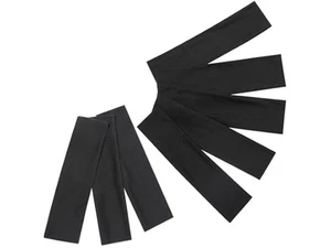 16 Pack Elastic Sport Headbands Black Women's - Picture 1 of 6
