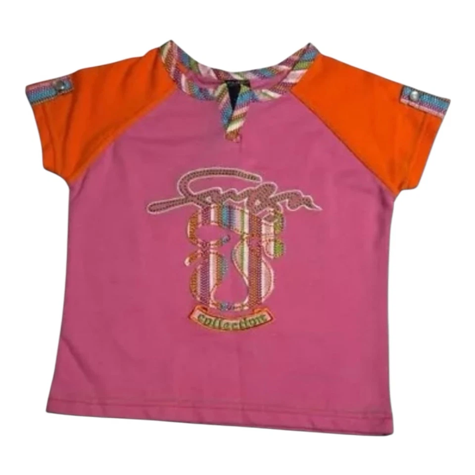 Camisa Fubu Y2K Rosa Niña Vintage Nueva Con Etiquetas Talla M 5/6 Foto 1 de 3