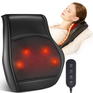 Neck and Back Massager for Pain Relief Deep Tissue with Heat, Shiatsu Shoulde... - Picture 1 of 8