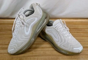 Nike Air Max 720 Metallic Platinum White AO2924-100 Sneakers Men's Size 10.5 - Picture 1 of 18