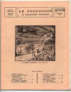 Le Chercheur de publications d'autrefois numéro 8 1973 TBE - Imagen 1 de 1