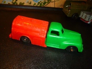 Vintage HUBLEY KIDDIE TOY plastic Gas Oil Tanker Truck 7" - Picture 1 of 5