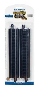 HO Scale Bachmann 44411 9" Straight Steel E-Z Track (4) pcs - Picture 1 of 1