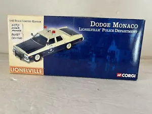 Corgi Classics 1/43 Dodge Monaco Lionelville Police Model Trains Limited Edition - Picture 1 of 4